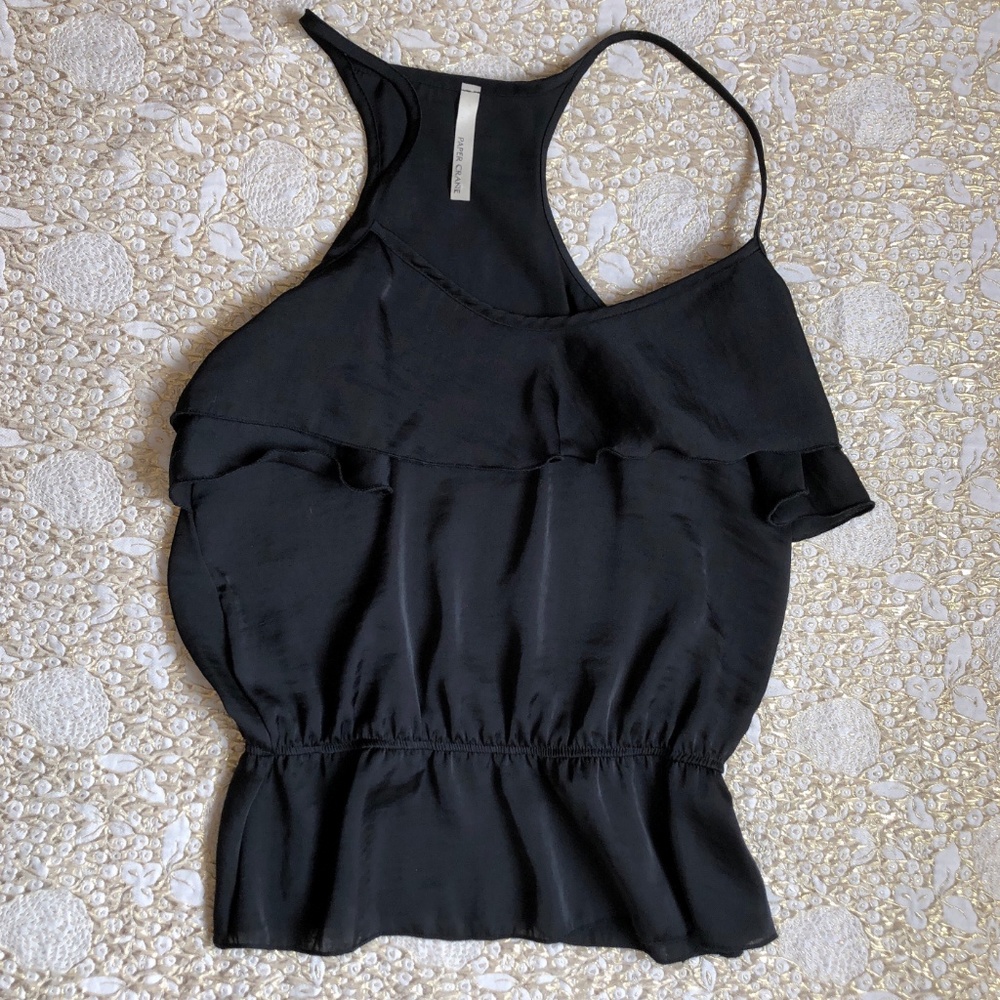 Paper Crane Ruffle Tank Size Medium - Picture 5 of 6